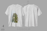 تیشرت سفید طرح دار – تیشرت هنری ,نوآر اثر ماچیارولی immage.ir