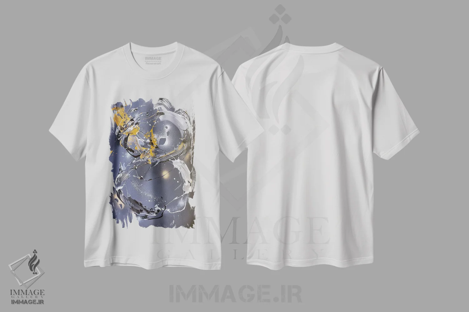 تیشرت سفید طرح دار – تیشرت مفهومی ,هیچ چیز از ناهنجاران عصبی اثر مایکل کارینی immage.ir