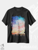 تیشرت مشکی طرح دار – تیشرت انتزاعی ,آتش سوزی جنگل اثر مایکل کریس فروشگاه ایماژ