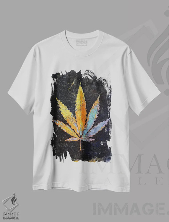 تیشرت سفید طرح دار – تیشرت طبیعت ,شاهدانه اثر مایکل کریس فروشگاه ایماژ