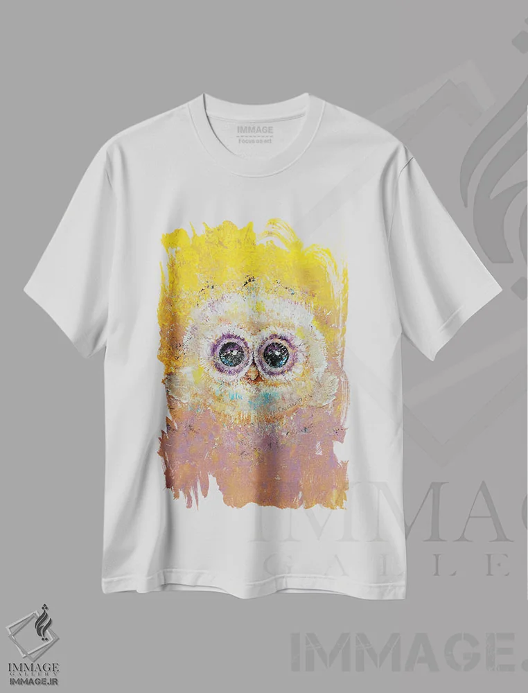 تیشرت سفید طرح دار – تیشرت حیوانات ,هوووت اثر مایکل کریس immage.ir