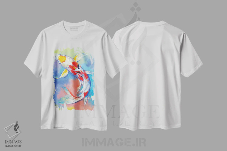 تیشرت سفید طرح دار – تیشرت طبیعت ,کوی پروانه ای اثر مایکل کریس immage.ir
