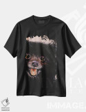 تیشرت مشکی طرح دار – تیشرت حیوانات ,پامرانیان سیاه اثر مایکل کریس immage.ir