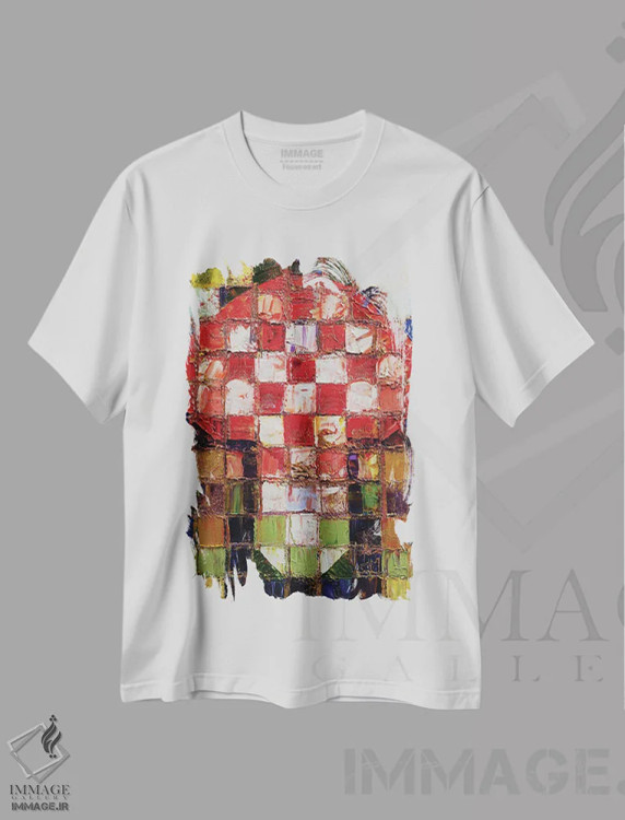 تیشرت سفید طرح دار – تیشرت طبیعت ,قارچ اثر مایکل کریس فروشگاه ایماژ