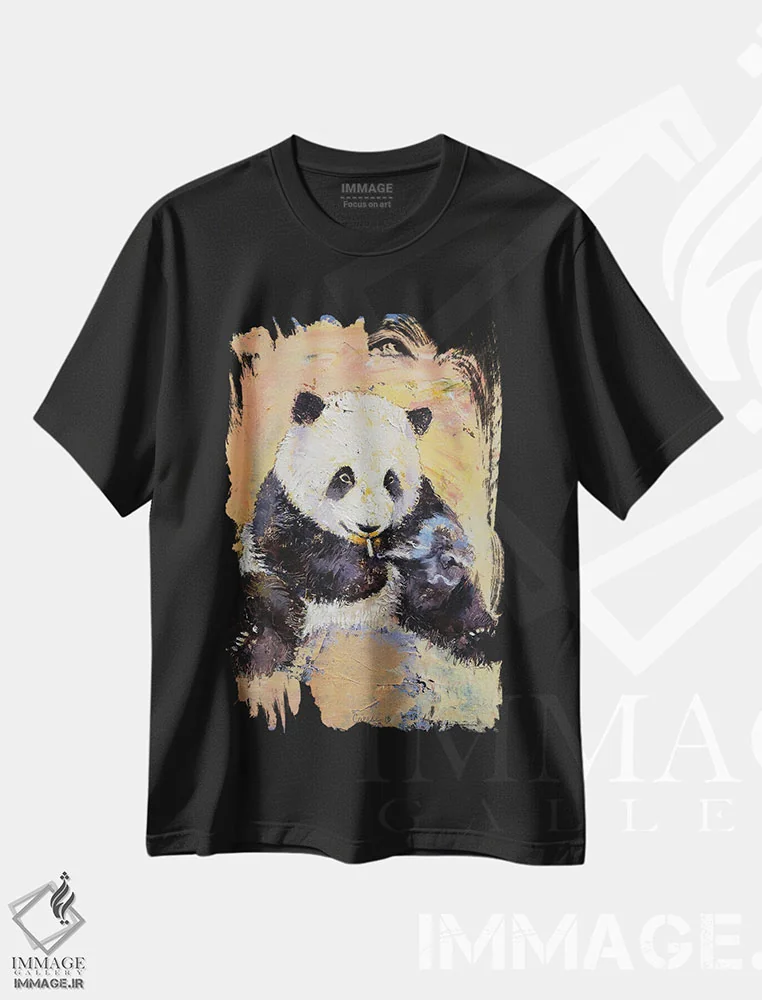 تیشرت مشکی طرح دار – تیشرت طنز ,وقت سیگار اثر مایکل کریس فروشگاه ایماژ