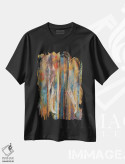 تیشرت مشکی طرح دار – تیشرت گرافیکی ,فیل اثر مایکل کریس فروشگاه ایماژ