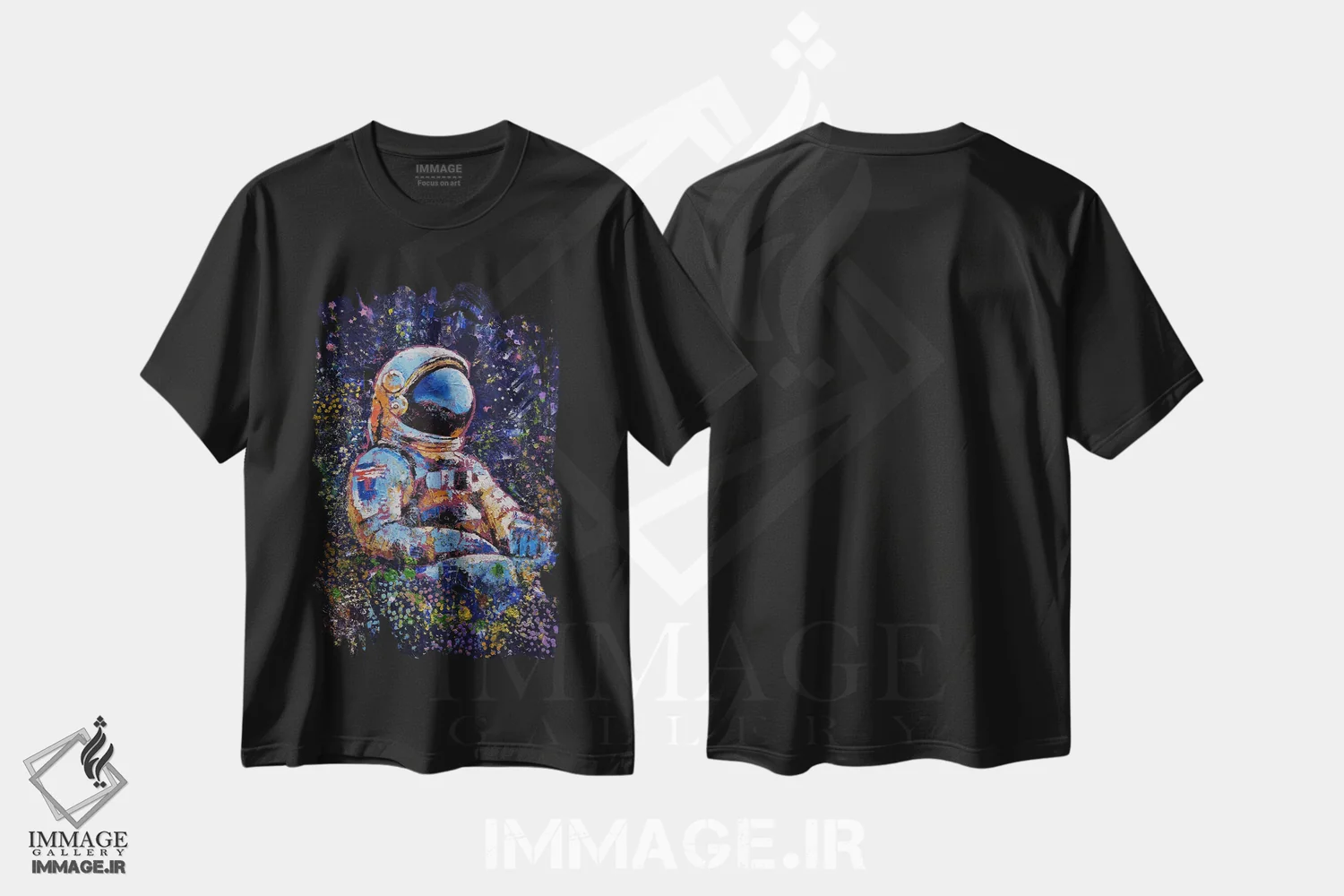 تیشرت مشکی طرح دار – تیشرت علمی-تخیلی ,اختلال زمانی اثر مایکل کریس immage.ir