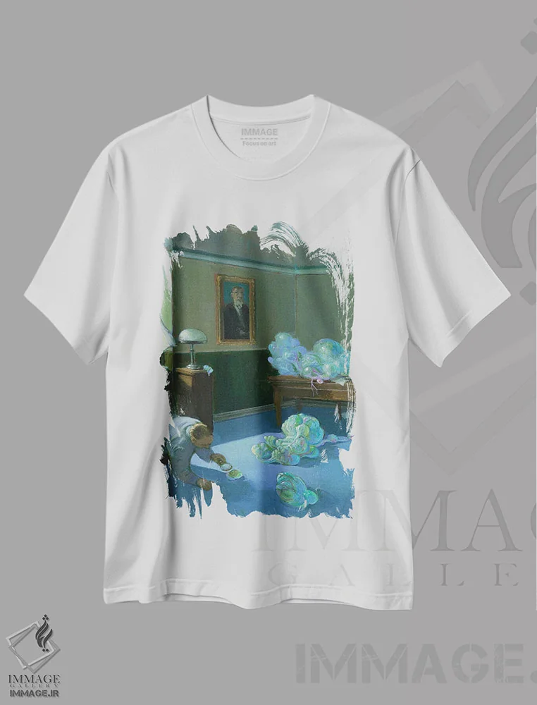 تیشرت سفید طرح دار – تیشرت طنز ,پرونده های حل نشده اف بی آی اثر مایکل سووا immage.ir