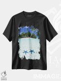 تیشرت مشکی طرح دار – تیشرت طبیعت ,دو ستاره دریایی در آب کم عمق، جزایر راک، پالائو اثر مایکل دفریتاس immage.ir