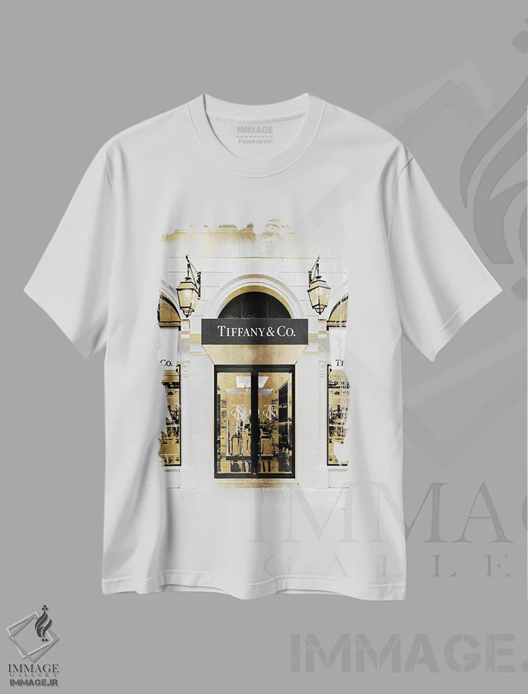 تیشرت سفید طرح دار – تیشرت مد ,ورودی طراح IX اثر مدلین بلیک immage.ir