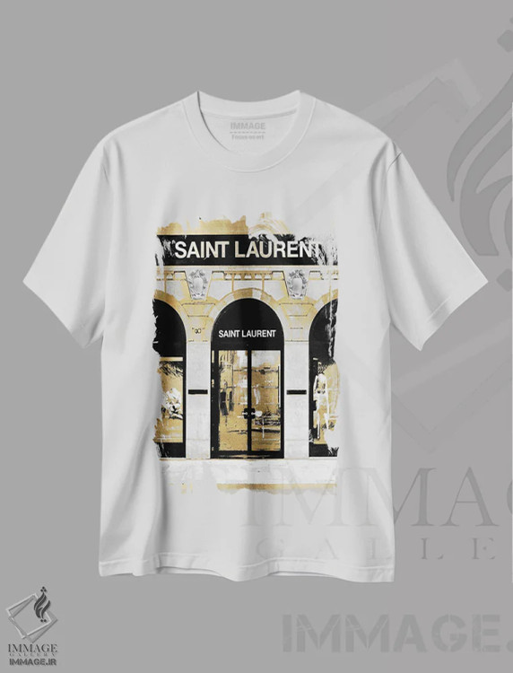 تیشرت سفید طرح دار – تیشرت مد ,ورودی طراح VII اثر مدلین بلیک immage.ir