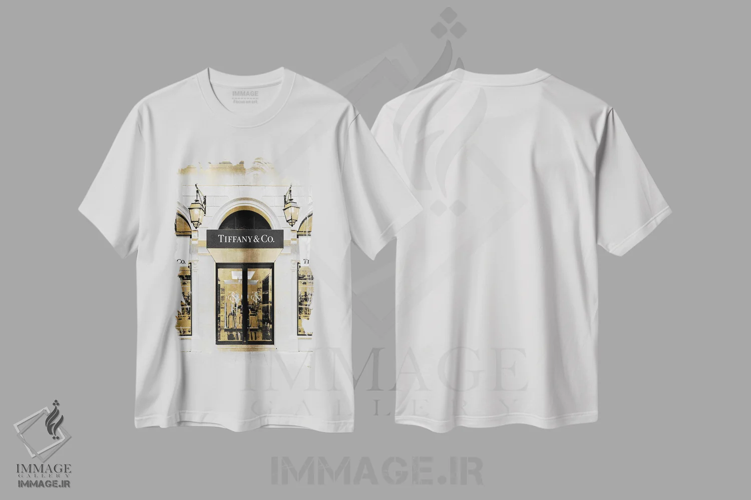 تیشرت سفید طرح دار – تیشرت مد ,ورودی طراح IX اثر مدلین بلیک immage.ir