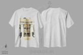 تیشرت سفید طرح دار – تیشرت هنری ,ورودی طراح VIII اثر مدلین بلیک فروشگاه ایماژ