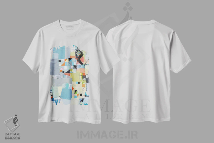 تیشرت سفید طرح دار – تیشرت طبیعت ,صبح یکشنبه اثر میشل دیزلی موفیت فروشگاه ایماژ