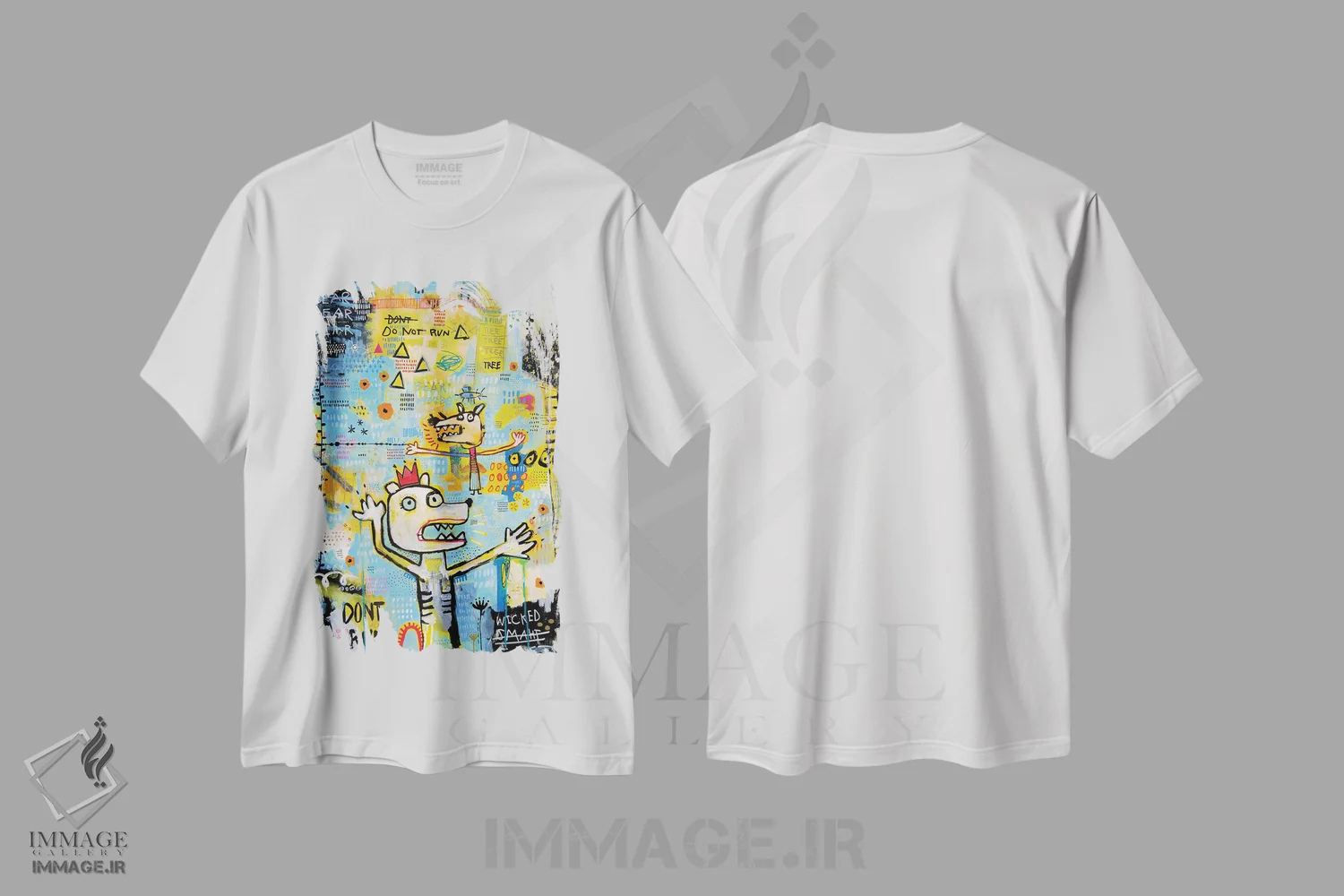 تیشرت سفید طرح دار – تیشرت فانتزی ,دب اکبر اثر مادارا میسون immage.ir