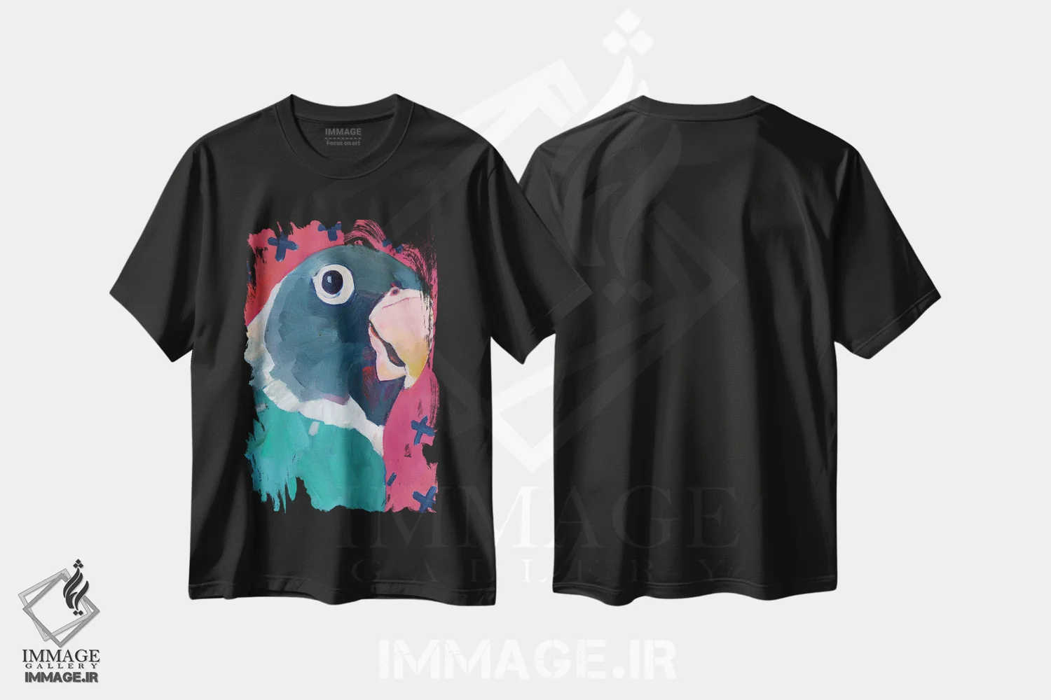 تیشرت مشکی طرح دار – تیشرت حیوانات ,کلاید اثر ملیسا رید-دیواین فروشگاه ایماژ