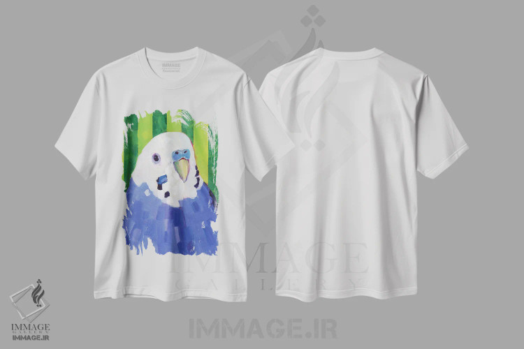 تیشرت سفید طرح دار – تیشرت حیوانات ,تونی چاق اثر ملیسا رید-دیواین فروشگاه ایماژ