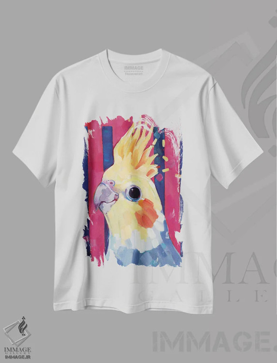 تیشرت سفید طرح دار – تیشرت حیوانات ,زمزمه ها اثر ملیسا رید-دیواین immage.ir