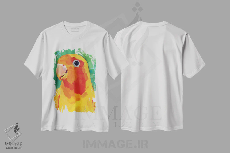 تیشرت سفید طرح دار – تیشرت حیوانات ,بانی اثر ملیسا رید-دیواین immage.ir