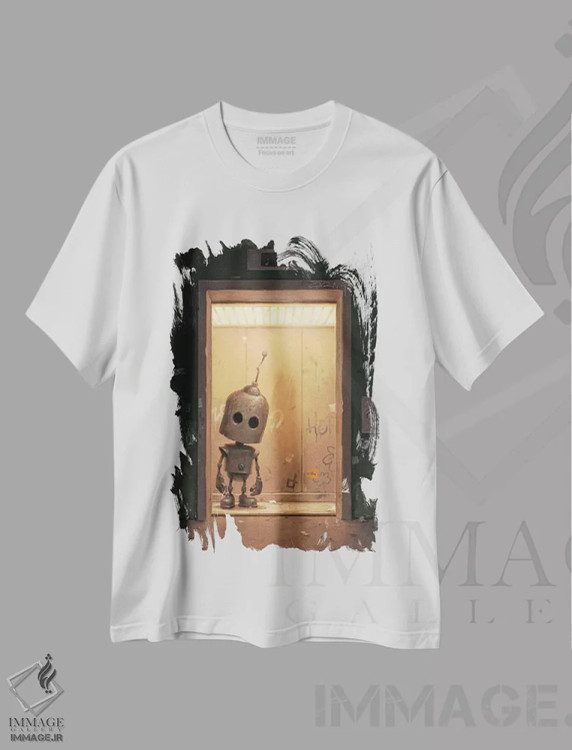 تیشرت سفید طرح دار – تیشرت هنری ,دروازه اثر مت دیکسون immage.ir