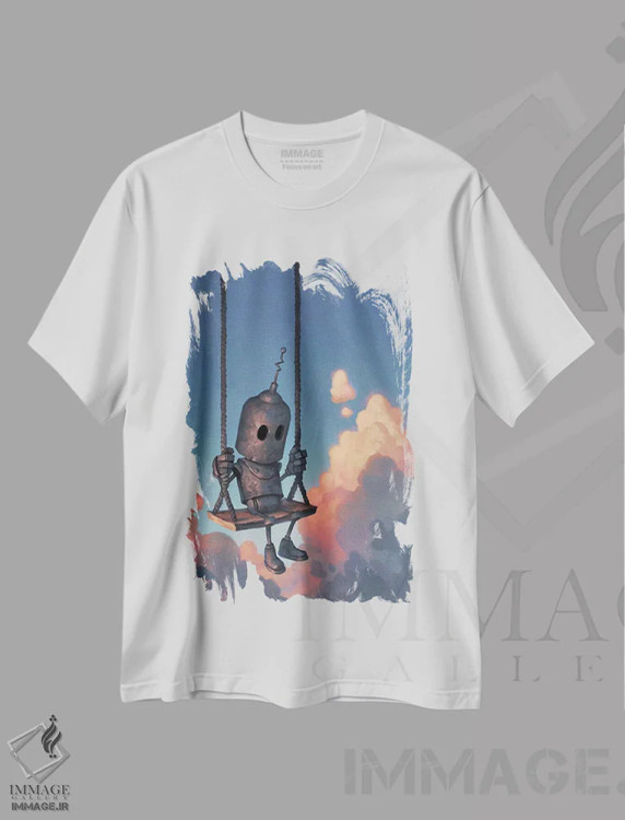 تیشرت سفید طرح دار – تیشرت علمی تخیلی ,هواشناس اثر مت دیکسون فروشگاه ایماژ