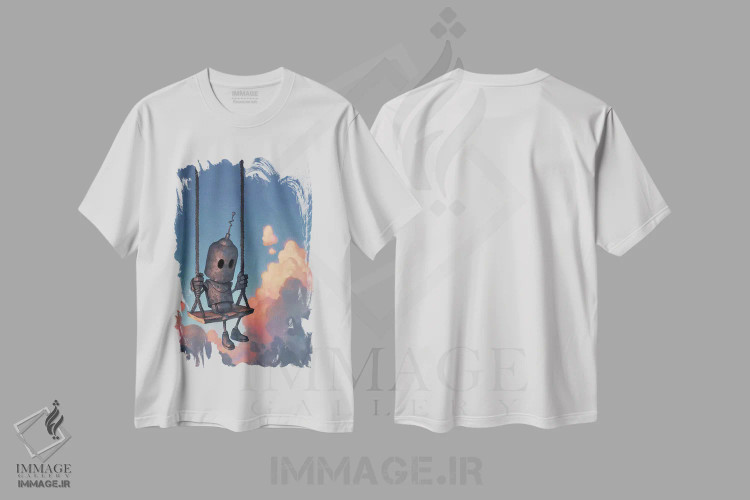 تیشرت سفید طرح دار – تیشرت علمی تخیلی ,هواشناس اثر مت دیکسون فروشگاه ایماژ