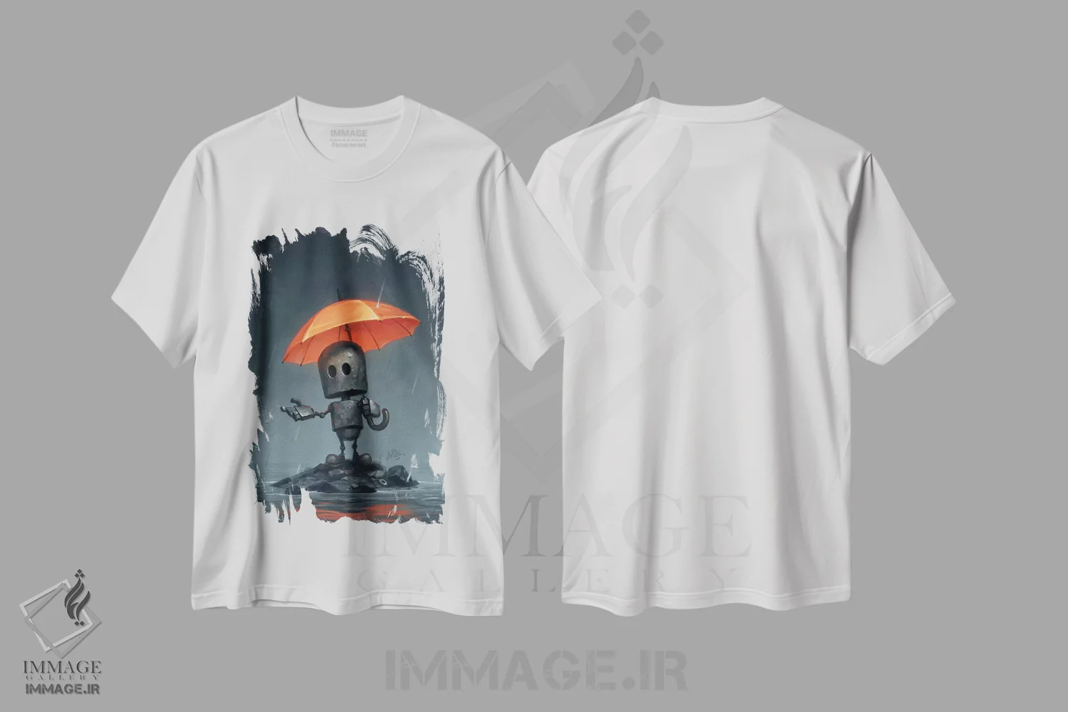 تیشرت سفید طرح دار – تیشرت فانتزی ,فصل بارانی اثر مت دیکسون فروشگاه ایماژ