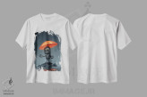تیشرت سفید طرح دار – تیشرت فانتزی ,فصل بارانی اثر مت دیکسون فروشگاه ایماژ