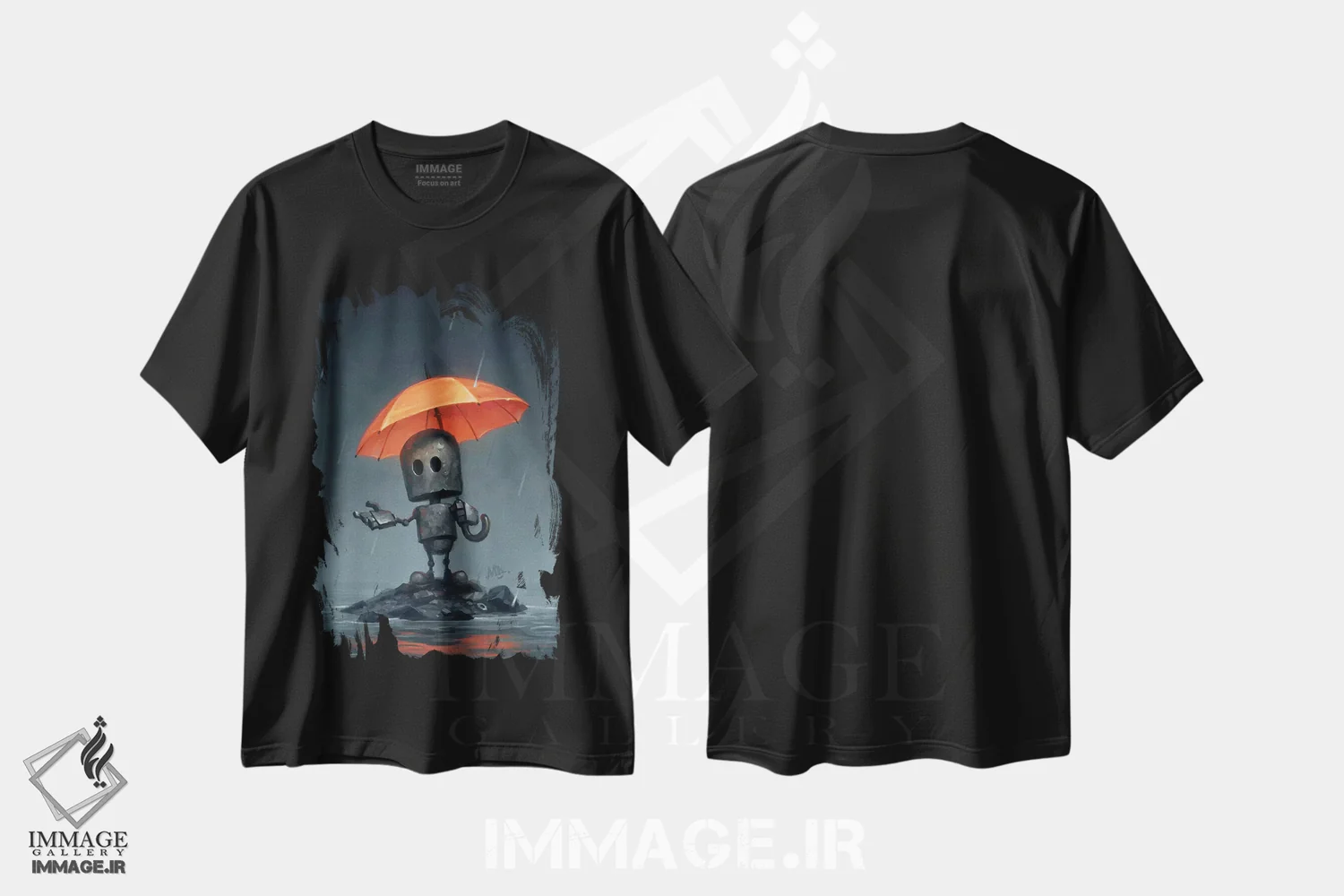 تیشرت مشکی طرح دار – تیشرت فانتزی ,فصل بارانی اثر مت دیکسون immage.ir
