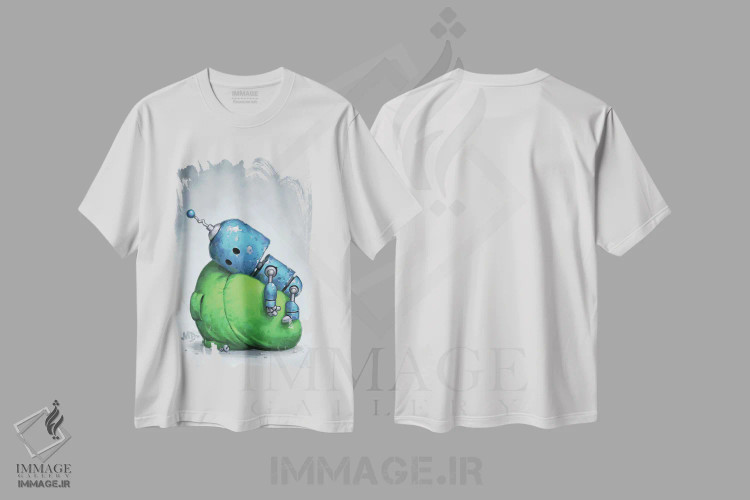 تیشرت سفید طرح دار – تیشرت مینیمال ,باتری کم اثر مت دیکسون immage.ir