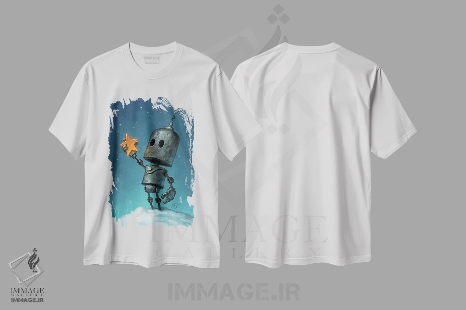 تیشرت سفید طرح دار – تیشرت علمی-تخیلی ,بی جا اثر مت دیکسون immage.ir