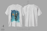 تیشرت سفید طرح دار – تیشرت علمی-تخیلی ,بی جا اثر مت دیکسون immage.ir