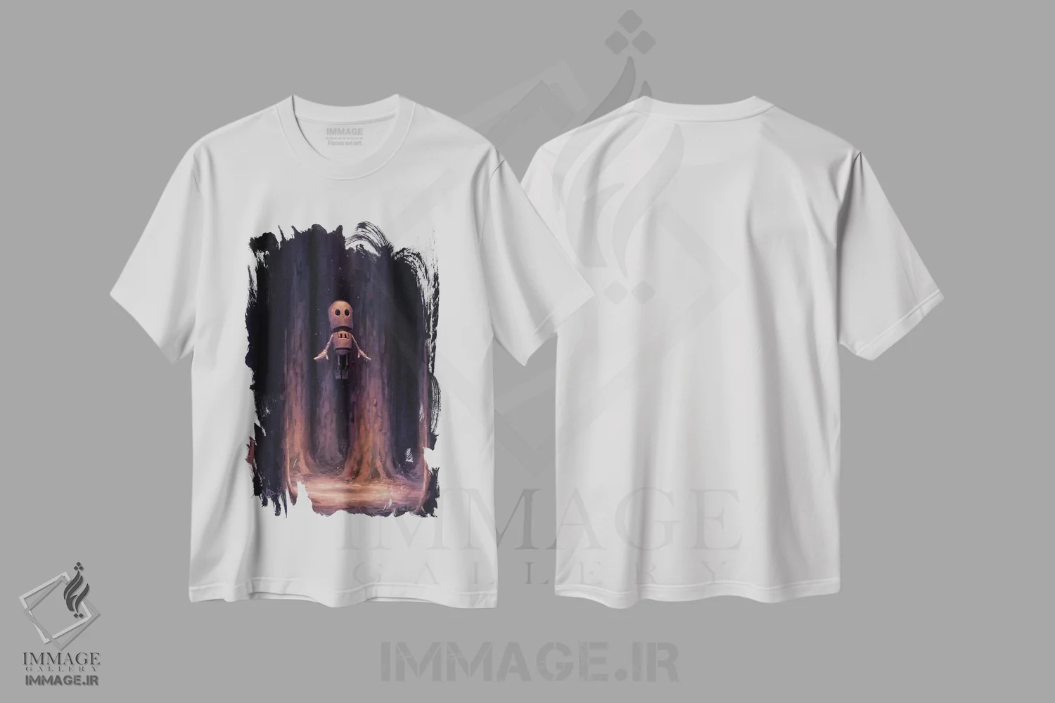تیشرت سفید طرح دار – تیشرت فانتزی ,شور سفر اثر مت دیکسون immage.ir