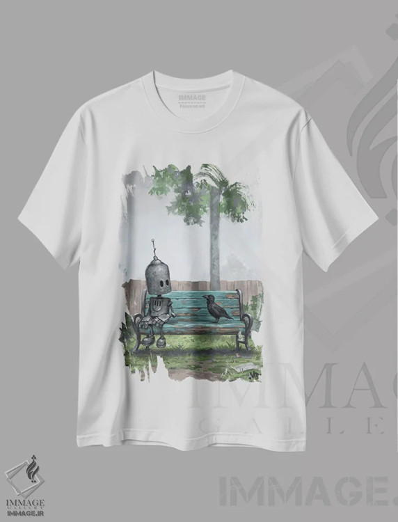 تیشرت سفید طرح دار – تیشرت فانتزی ,بازجویی اثر مت دیکسون immage.ir