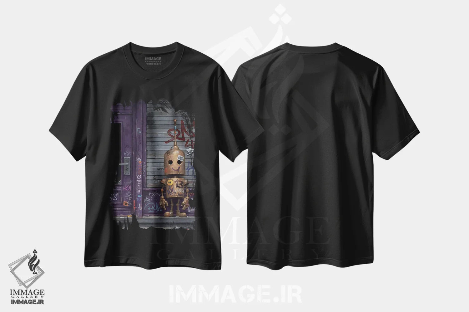 تیشرت مشکی طرح دار – تیشرت فانتزی ,همدلی اثر مت دیکسون immage.ir