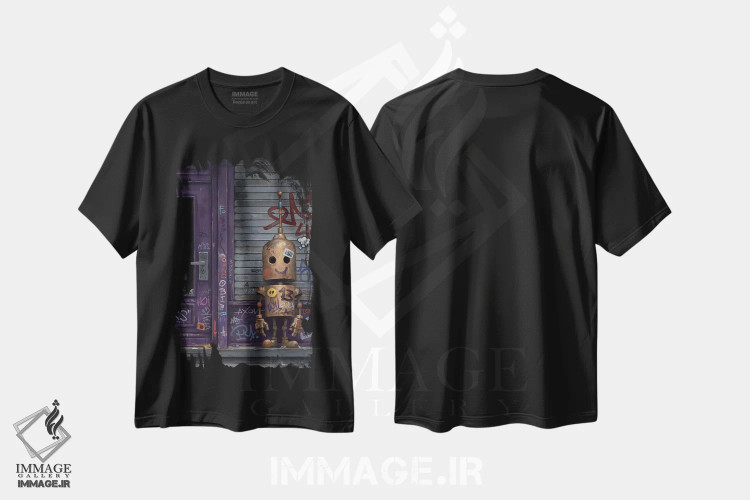 تیشرت مشکی طرح دار – تیشرت فانتزی ,همدلی اثر مت دیکسون immage.ir