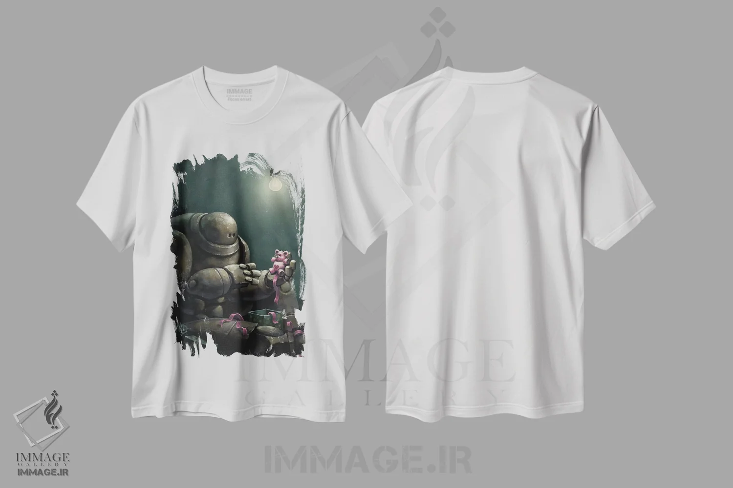 تیشرت سفید طرح دار – تیشرت فانتزی ,آرزوی کریسمس گورترون اثر مت دیکسون فروشگاه ایماژ