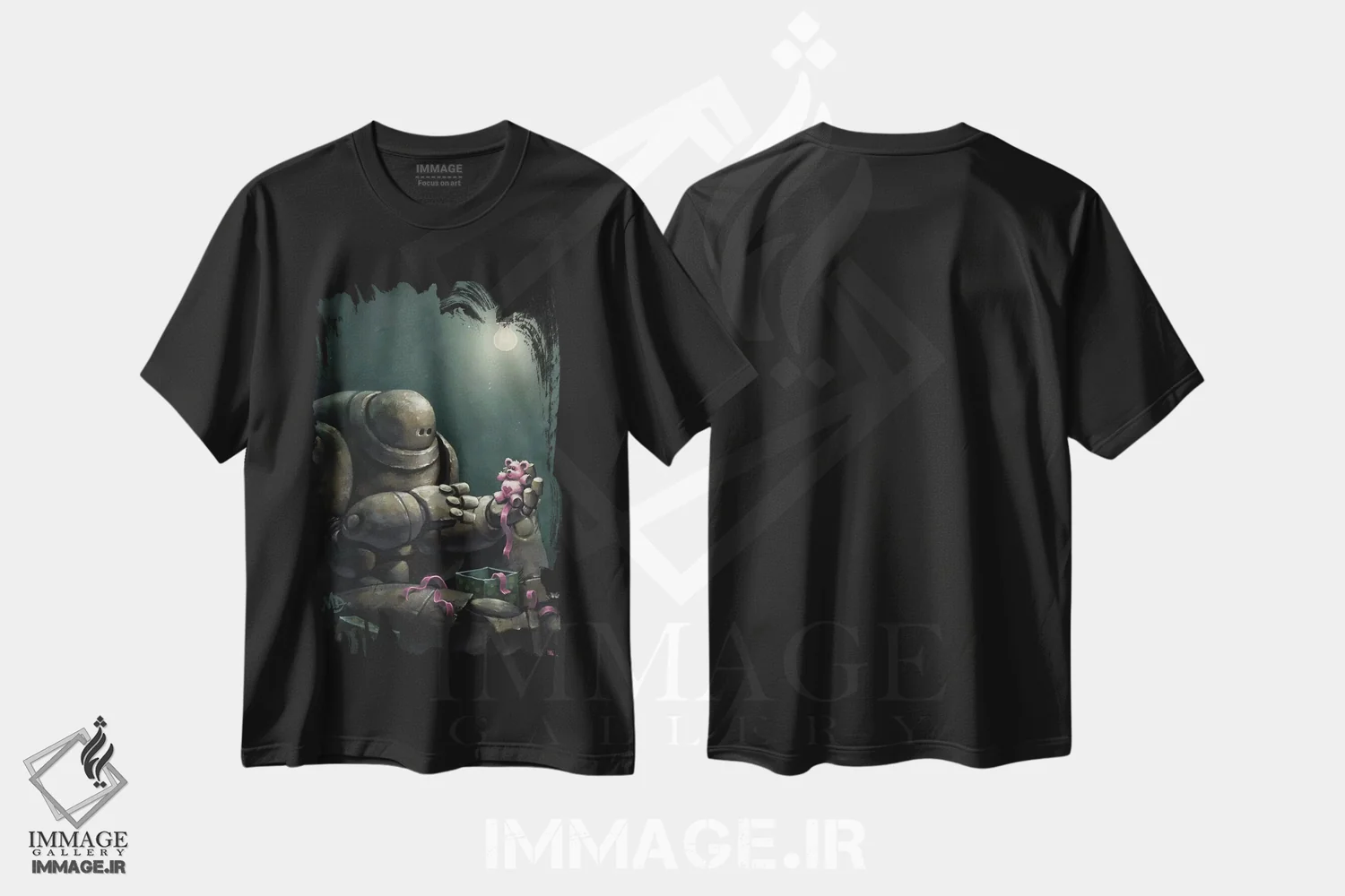 تیشرت مشکی طرح دار – تیشرت فانتزی ,آرزوی کریسمس گورترون اثر مت دیکسون immage.ir