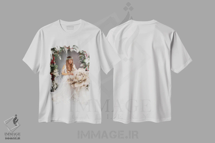 تیشرت سفید طرح دار – تیشرت طبیعت ,زمستان اثر میکائلا دوریسووا immage.ir