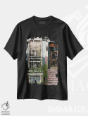 تیشرت مشکی طرح دار – تیشرت شهری ,محله نیویورک I اثر ماری الین کوسون فروشگاه ایماژ