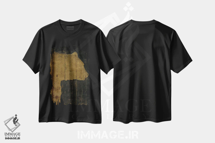 تیشرت مشکی طرح دار – تیشرت حیوانات ,حیوانات کلبه روستایی: خرس اثر ماری الین کوسون immage.ir