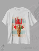 تیشرت سفید طرح دار – تیشرت شهری ,شاهین های شهر بادی اثر فایو بای فایو کالکتیو immage.ir