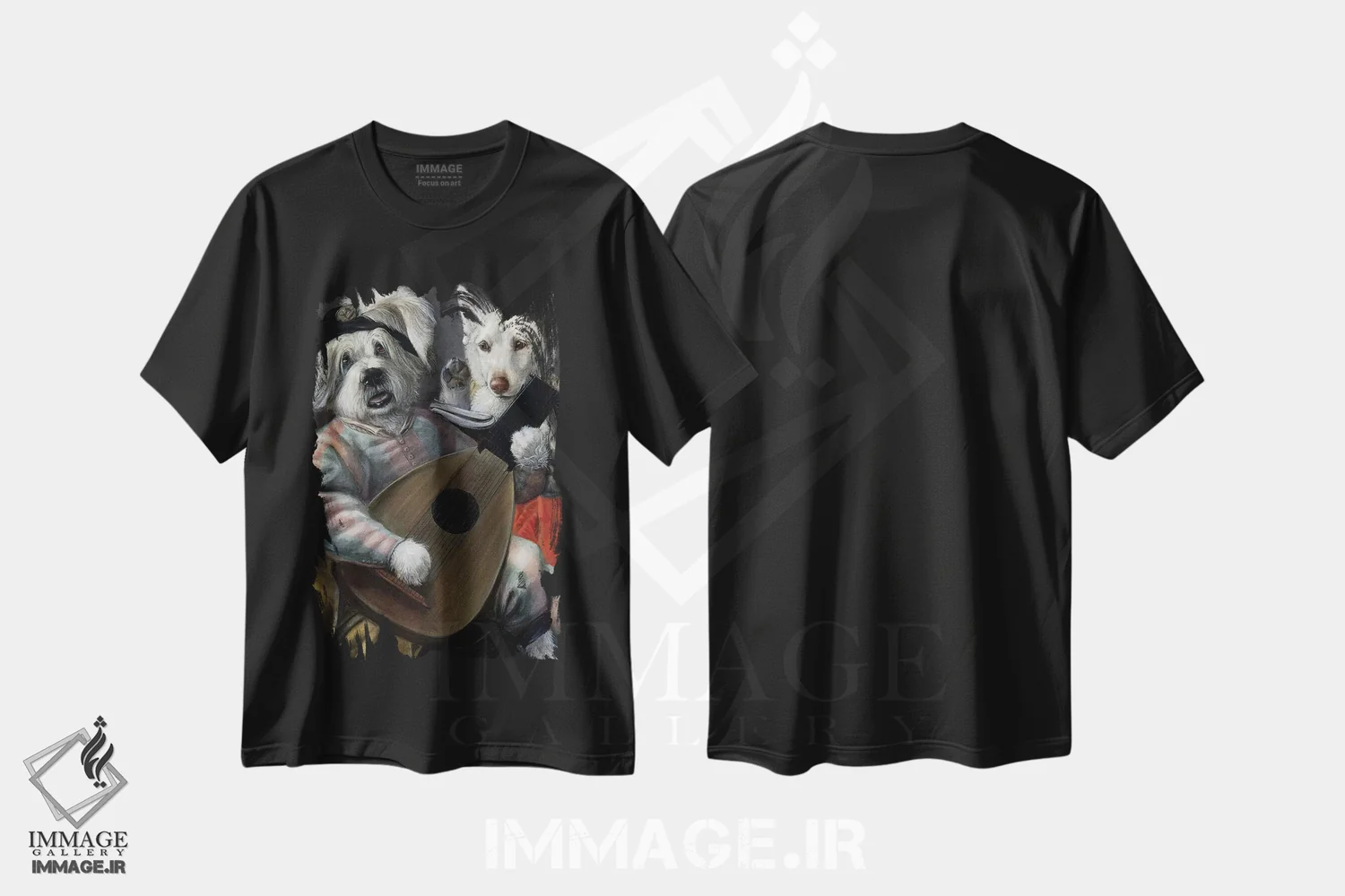 تیشرت مشکی طرح دار – تیشرت سگ ,بیلبو تافی اثر ملیندا کوپر immage.ir