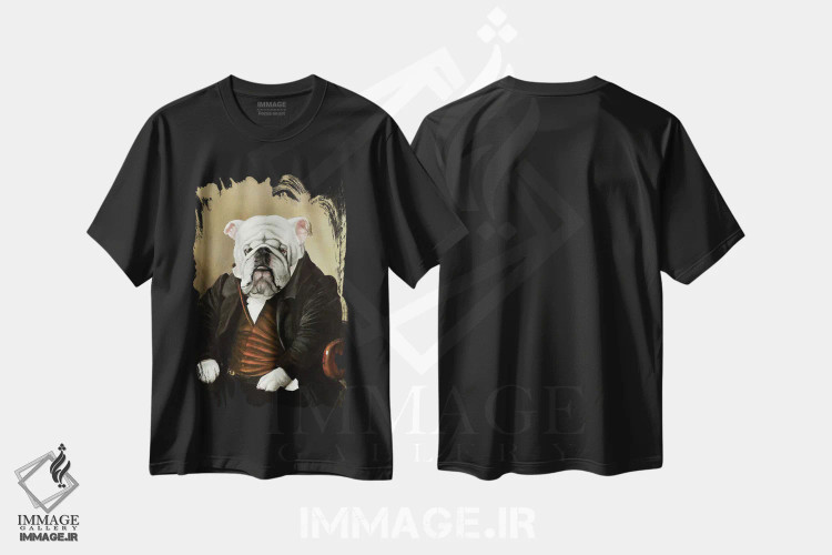 تیشرت مشکی طرح دار – تیشرت طنز حیوانات ,گروور اثر ملیندا کوپر immage.ir