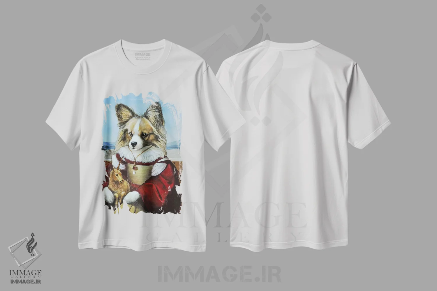 تیشرت سفید طرح دار – تیشرت فانتزی ,بیتسی اثر ملیندا کوپر فروشگاه ایماژ