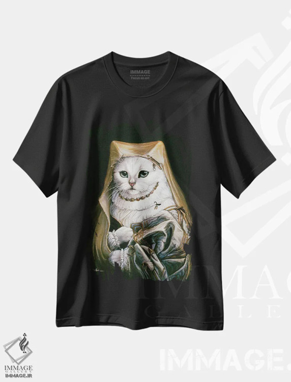 تیشرت مشکی طرح دار – تیشرت حیوانات ,شفا اثر ملیندا کوپر immage.ir