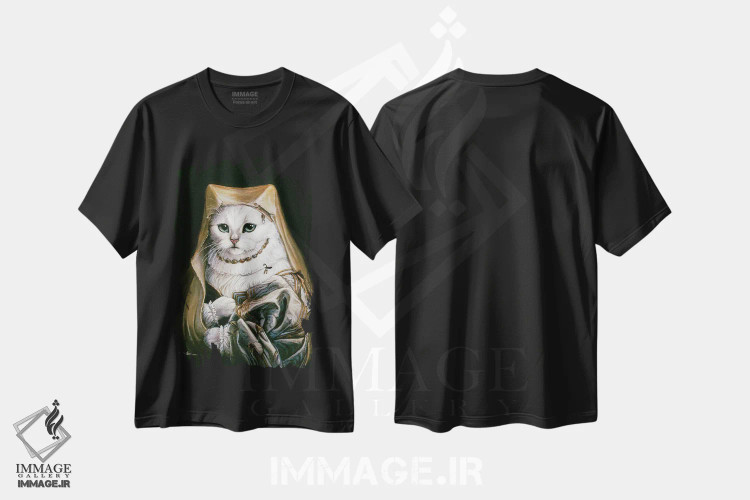 تیشرت مشکی طرح دار – تیشرت حیوانات ,شفا اثر ملیندا کوپر immage.ir