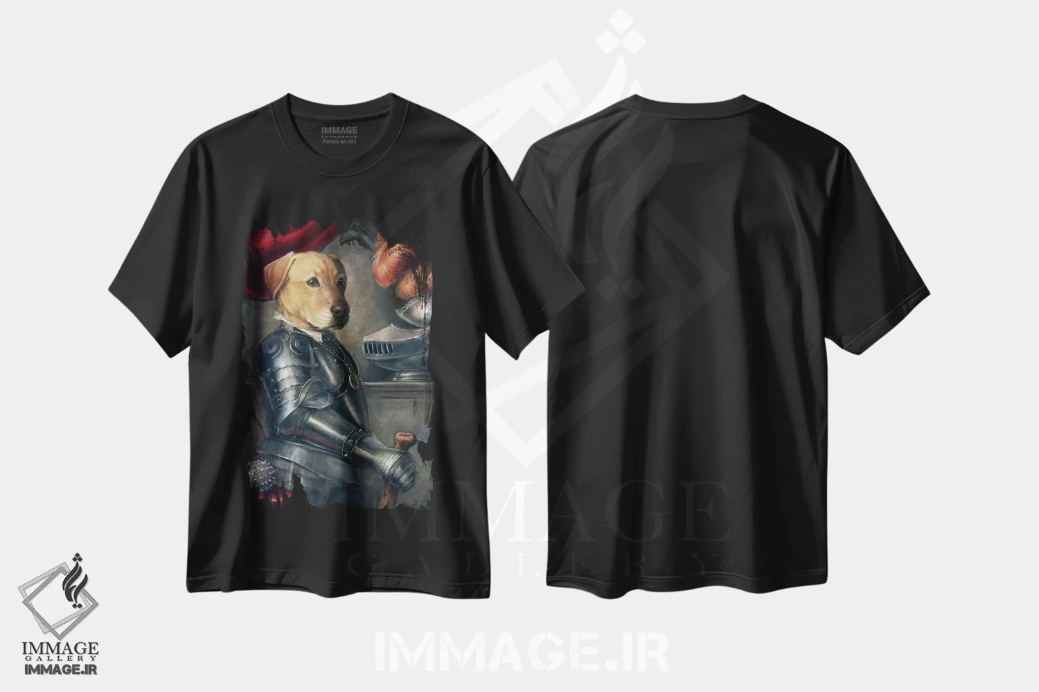 تیشرت مشکی طرح دار – تیشرت طنز ,تاکر اثر ملیندا کوپر فروشگاه ایماژ