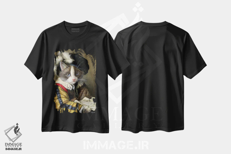 تیشرت مشکی طرح دار – تیشرت موسیقی ,یوشی خواننده اثر ملیندا کوپر فروشگاه ایماژ