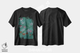 تیشرت مشکی طرح دار – تیشرت طبیعت ,پرنده روی سبز اثر میری اشت immage.ir